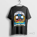 Officials 2025 Carolina Panthers Win Nfc South Champions Mascot Football Graphic Premium T Shirts Sweater