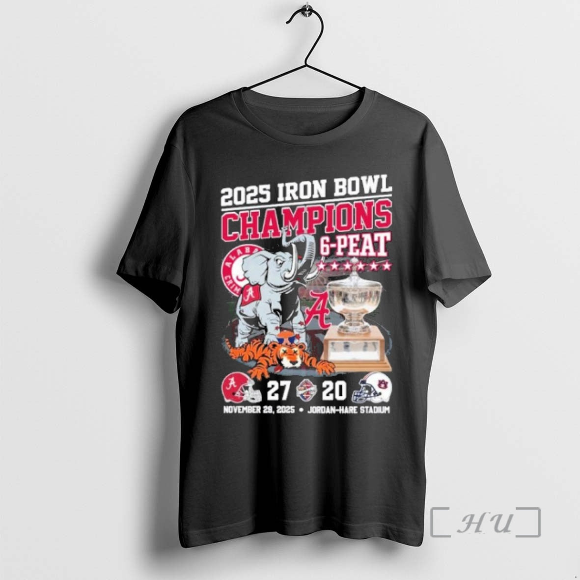 Officials 2025 Iron Bowl Champions 6 Peat Alabama Beat Auburn Mascot