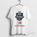Officials 2025 Las Vegas Bowl Champions Utah Utes Football Logos
