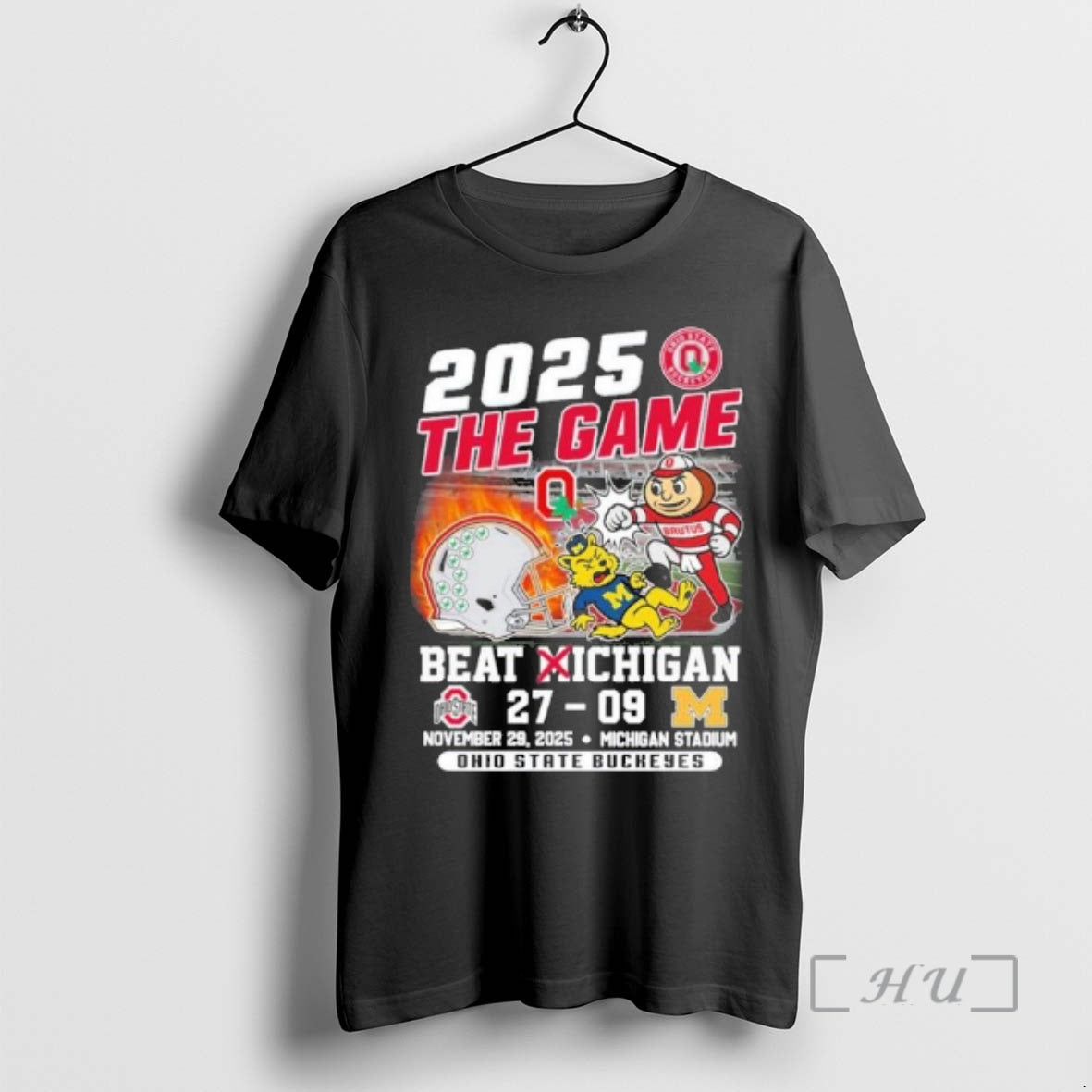 Officials 2025 Game Ohio State Mascot Beat Michigan 27 9 Score