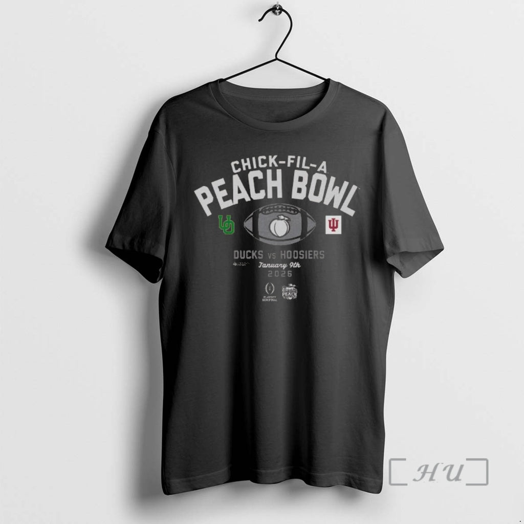 Officials 2026 Chick Fil A Peach Bowl 2 Team Ducks Vs Hoosiers Jan 9th 2026