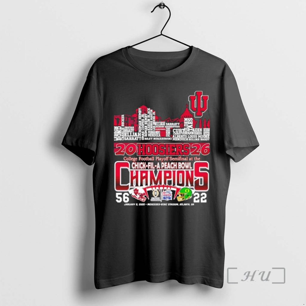 Officials 2026 College Football Playoff Semifinal At The Chick Fil A Peach Bowl Champions Indiana