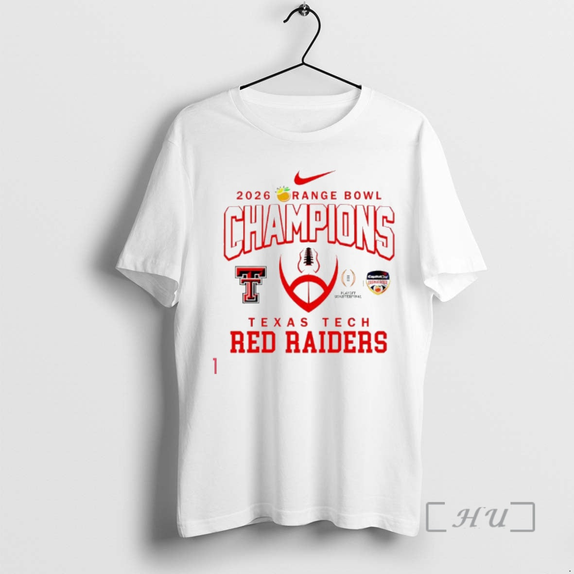 Officials 2026 Range Bowl Champions Playoff Quarterfinal Texas Tech Red Raiders
