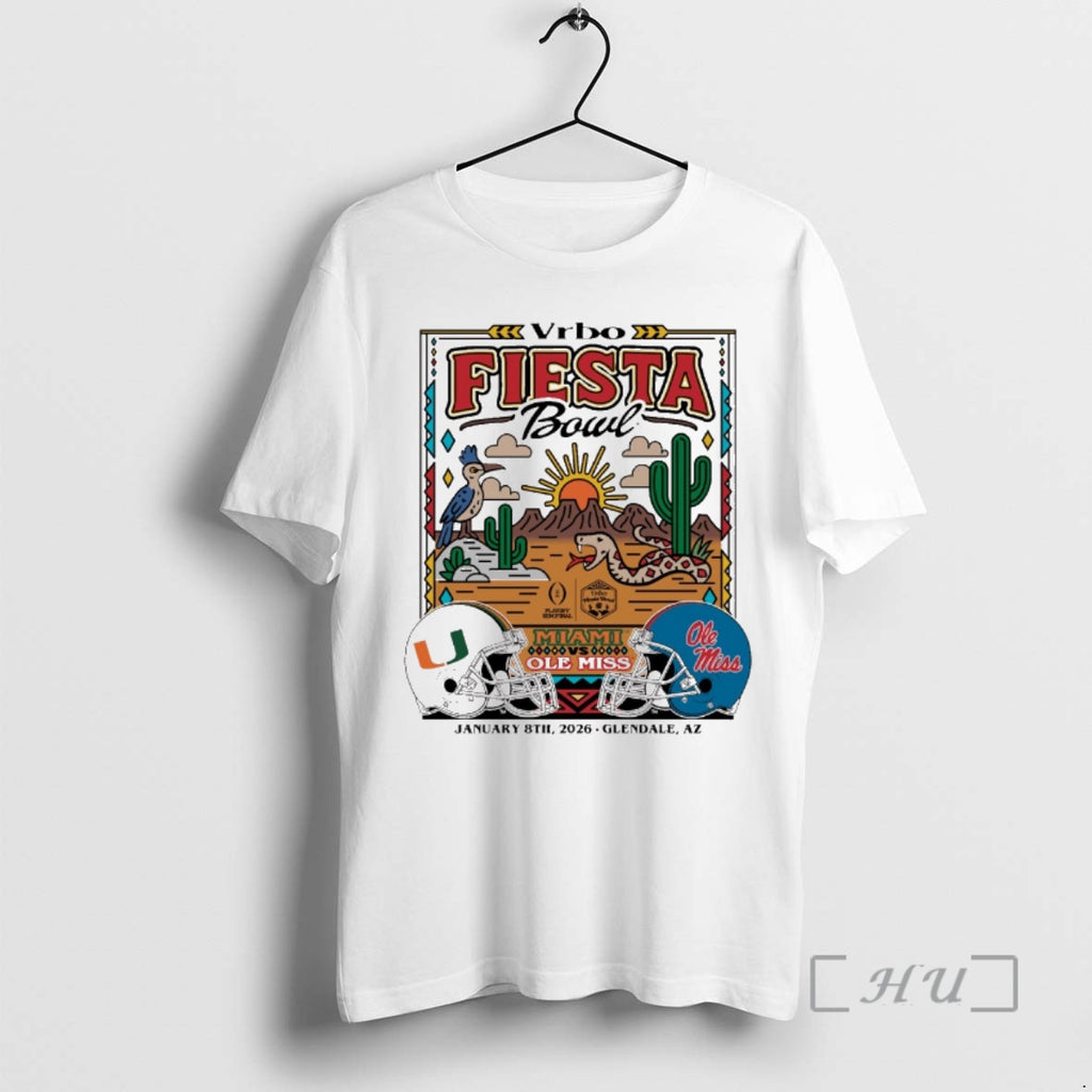 Officials 2026 Vrbo Fiesta Bowl Miami Vs Ole Miss Matchup Desert Dudes Glendale Az Premium