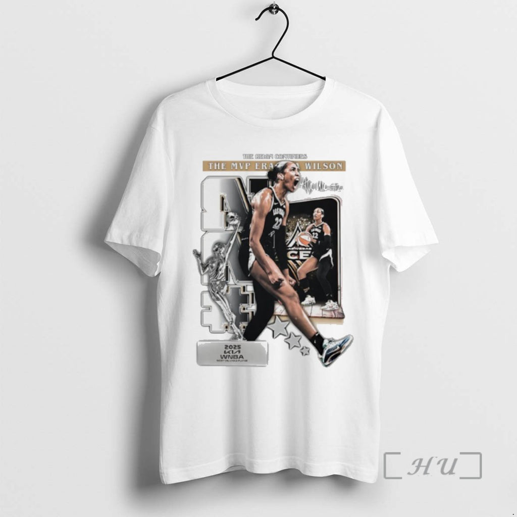 Officials Aja Wilson The Mvp Era The Reign Continues 2025 Wnba Signature Shirts Sweater