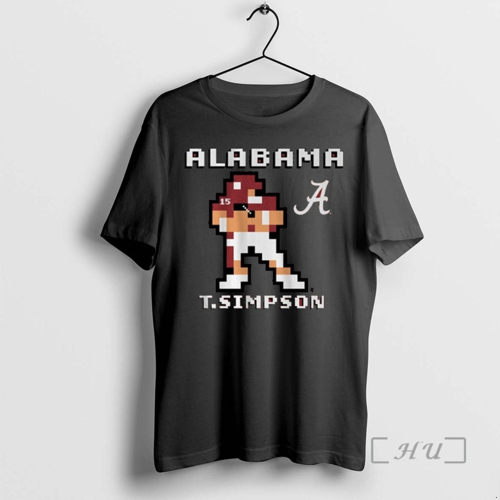 Officials Alabama Football Ty Simpson Retro Baller Shirts Sweater