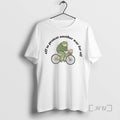Officials Anti War Frog And Cat Bicycle Off To Protest Another War For Oil Premium