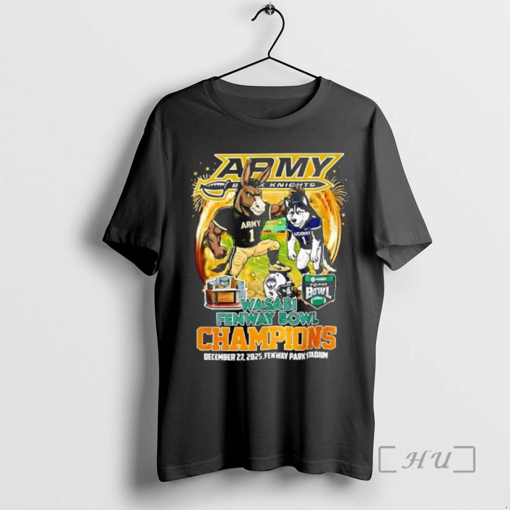 Officials Army Vs Uconn Fenway Bowl Champions Graphic