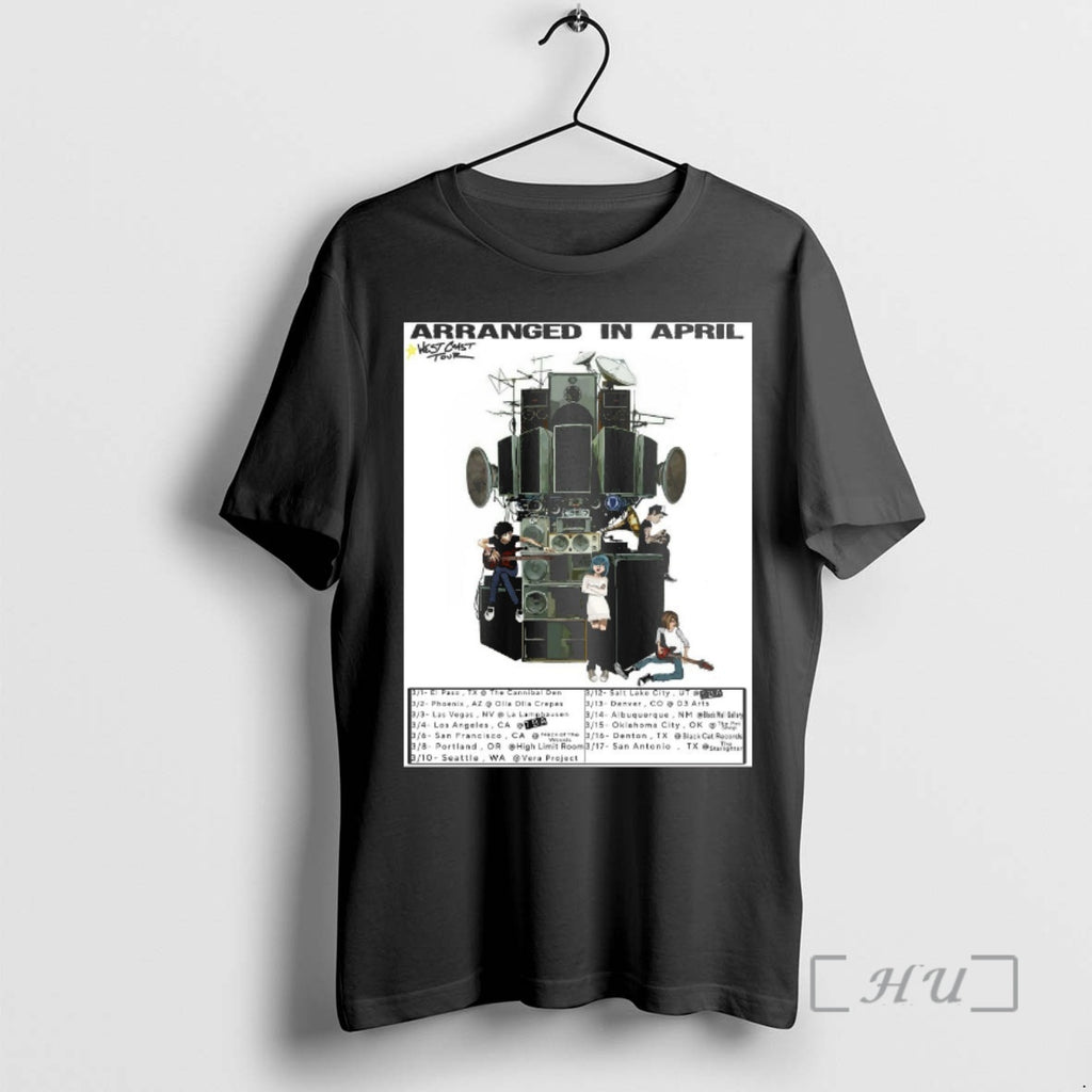 Officials Arranged In April West Coast Tour 2026 March 01 17 Premium T Shirts Sweater