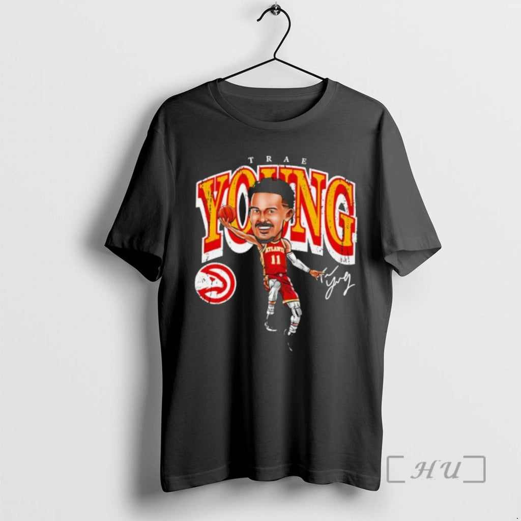 Officials Atlanta Hawks All Star Trae Young Cartoon