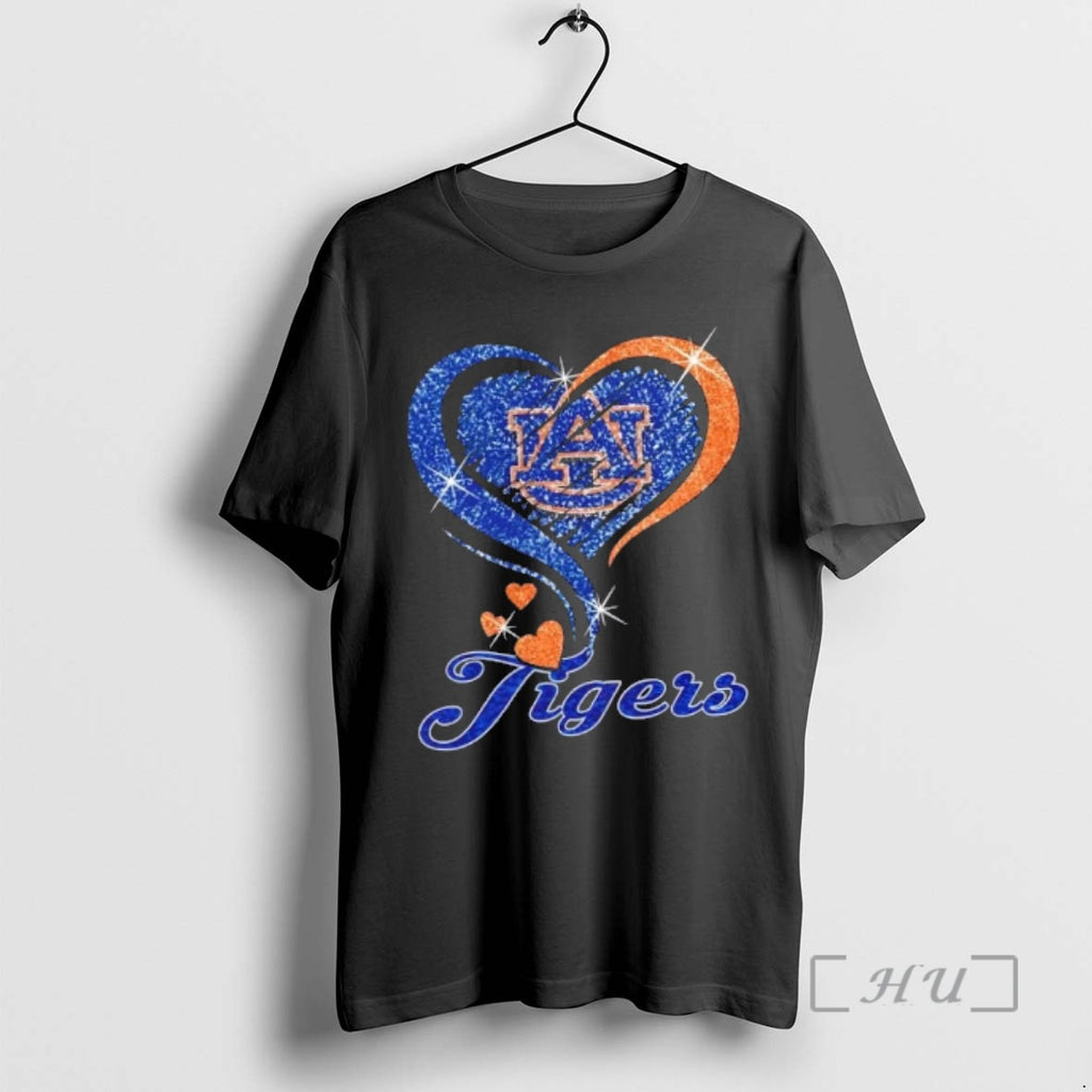 Officials Auburn Tigers Football In Glitter Heart Fans
