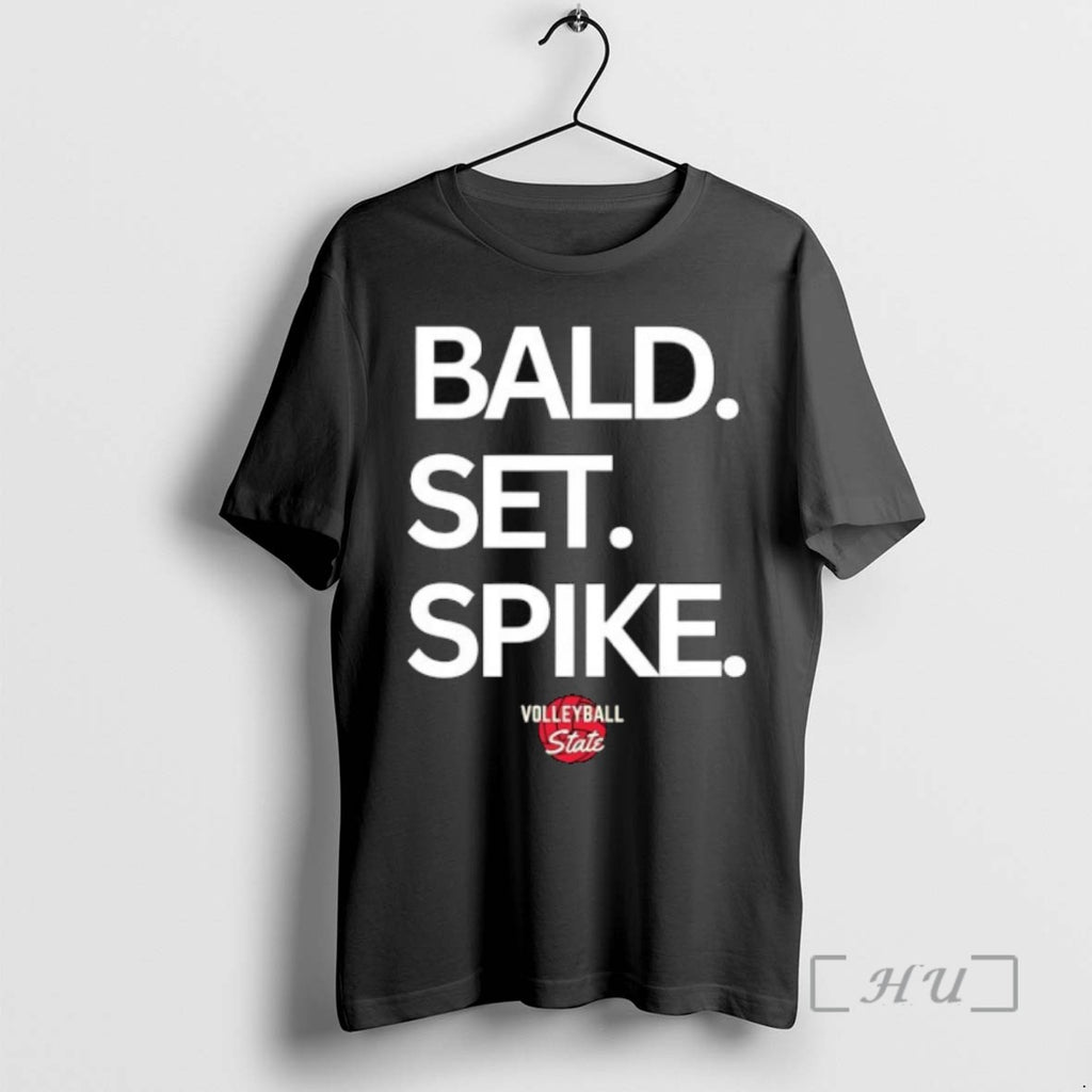 Officials Bald Set Spike Volleyball State Shirts Sweater