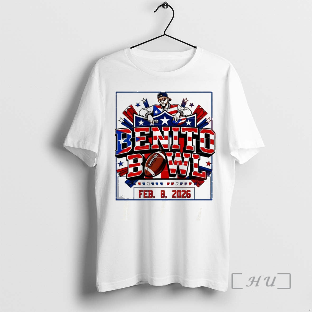 Officials Benito Bowl Feb 8 2026 Puerto Rico Flag Stars Football