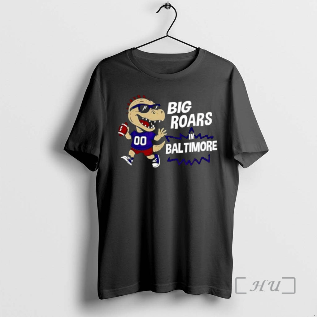 Officials Big Roars In Baltimore Ravens Dinosaur Cartoon Funny