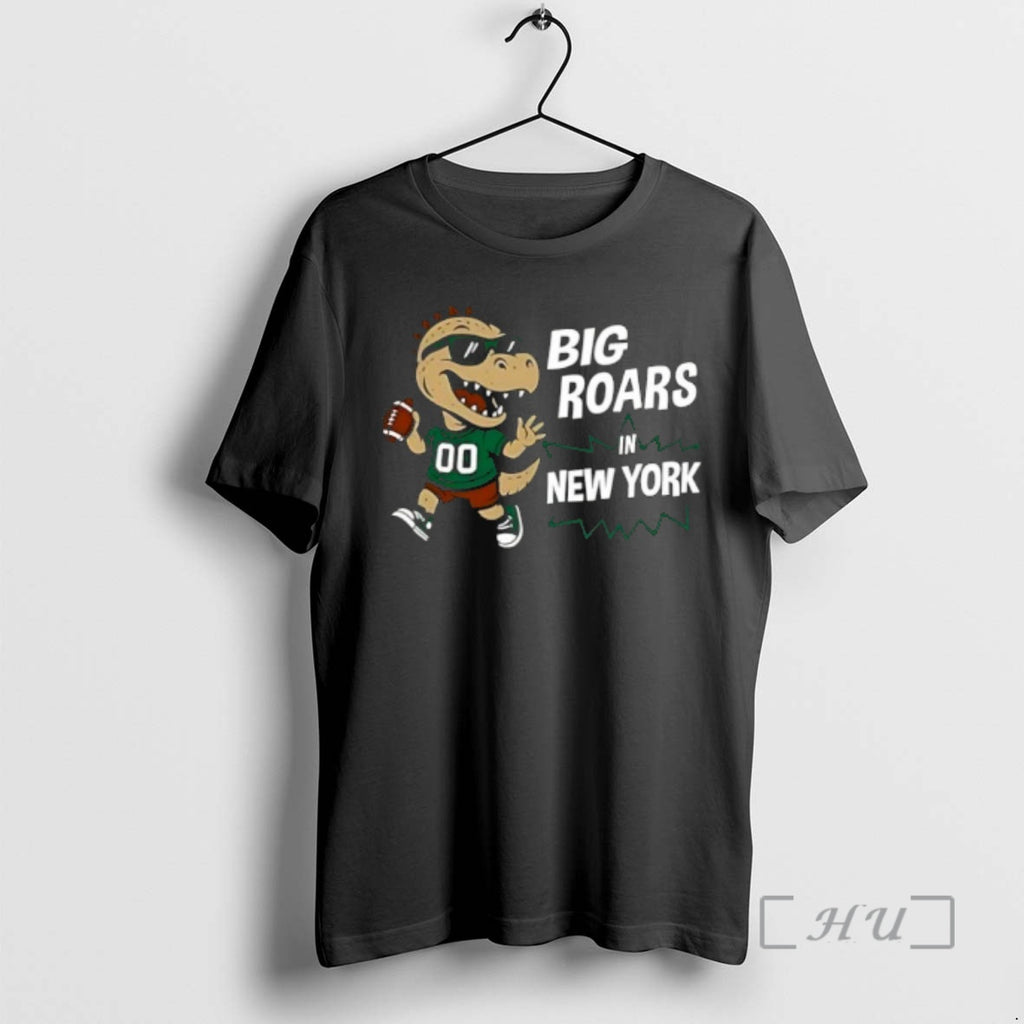 Officials Big Roars In New York Jets Dinosaur Cartoon Funny