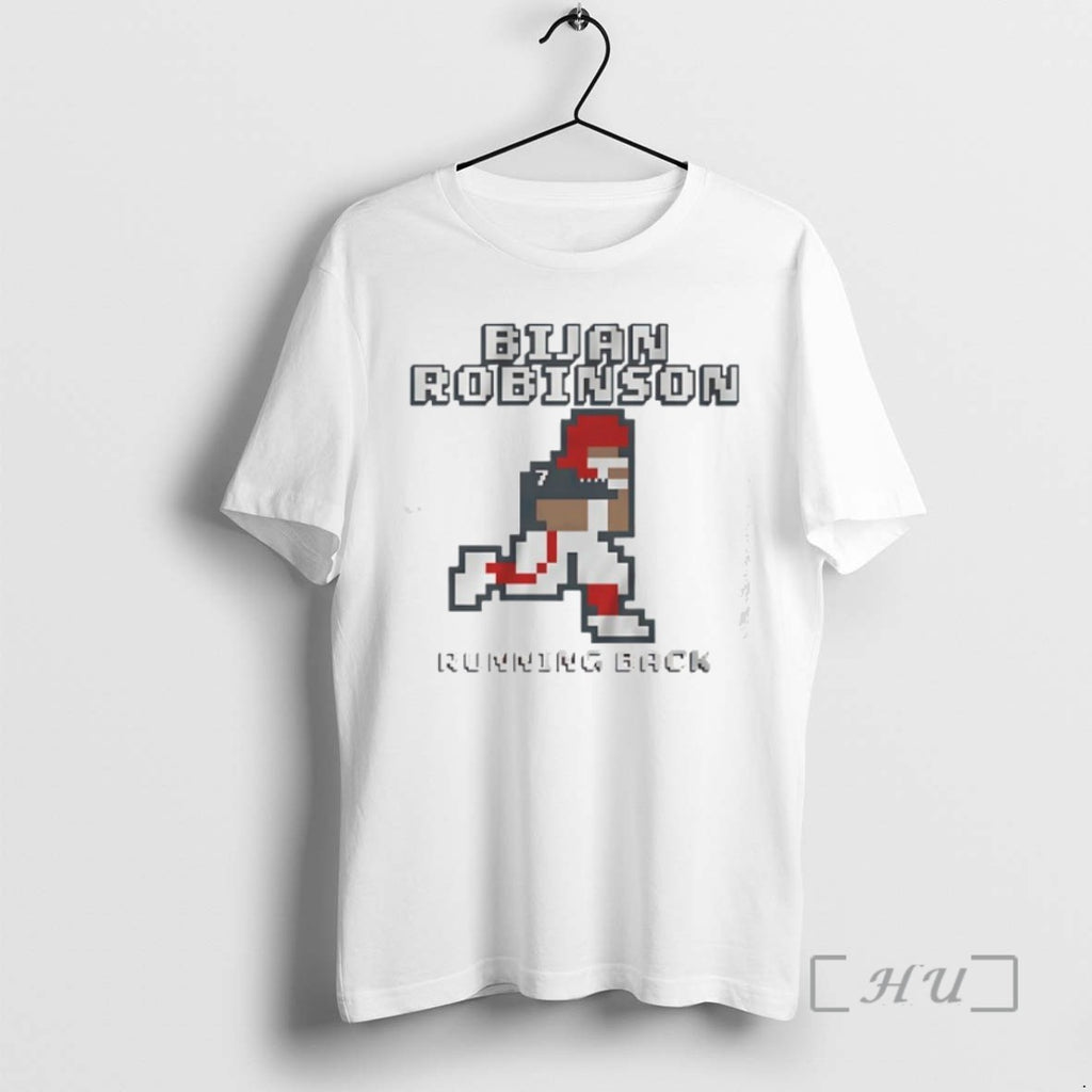 Officials Bijan Robinson Running Back Atlanta Falcons Football Pixel Shirts Sweater