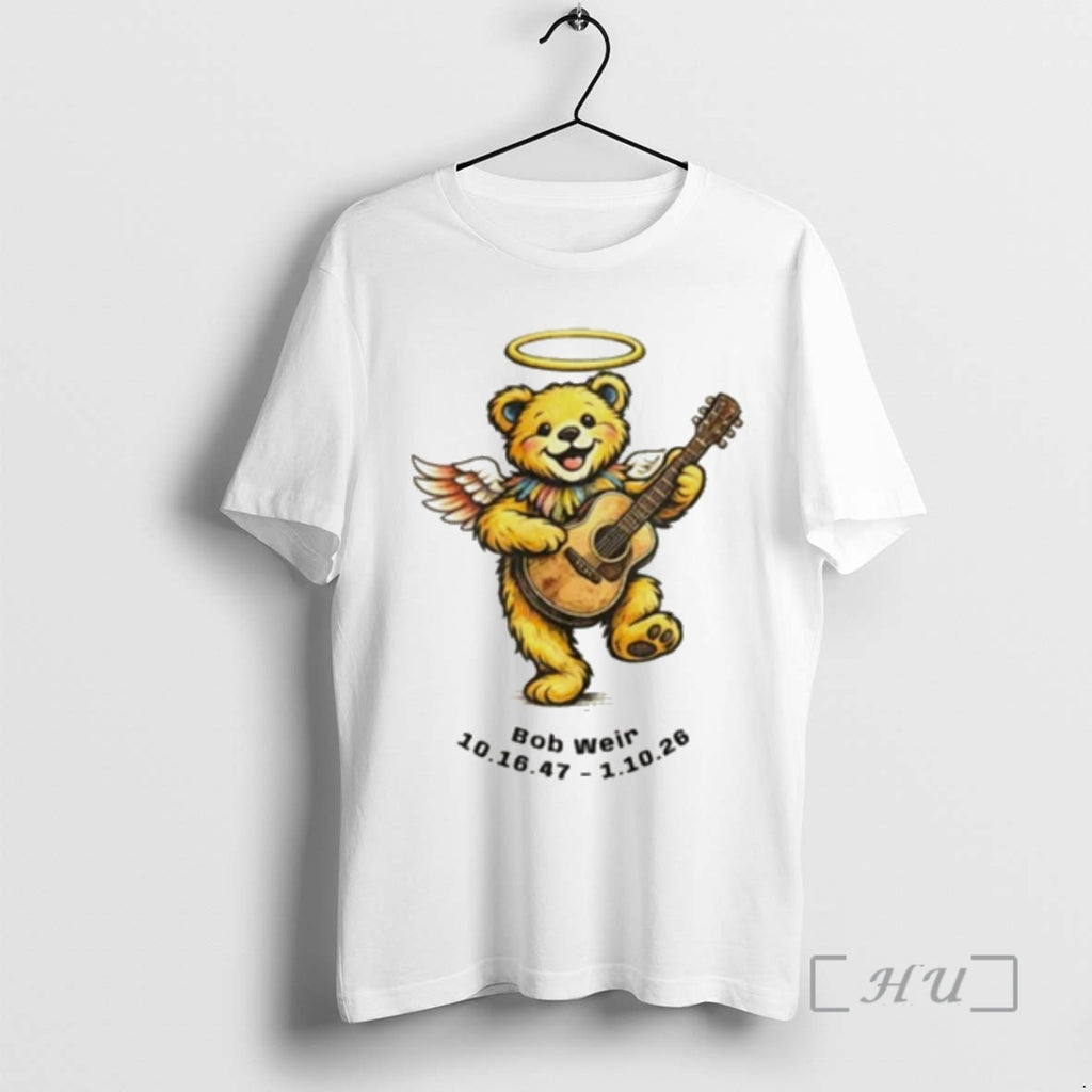 Officials Bob Weir Grateful Dead 1 10 2026 Rest In Peace Legend Premium T Shirts