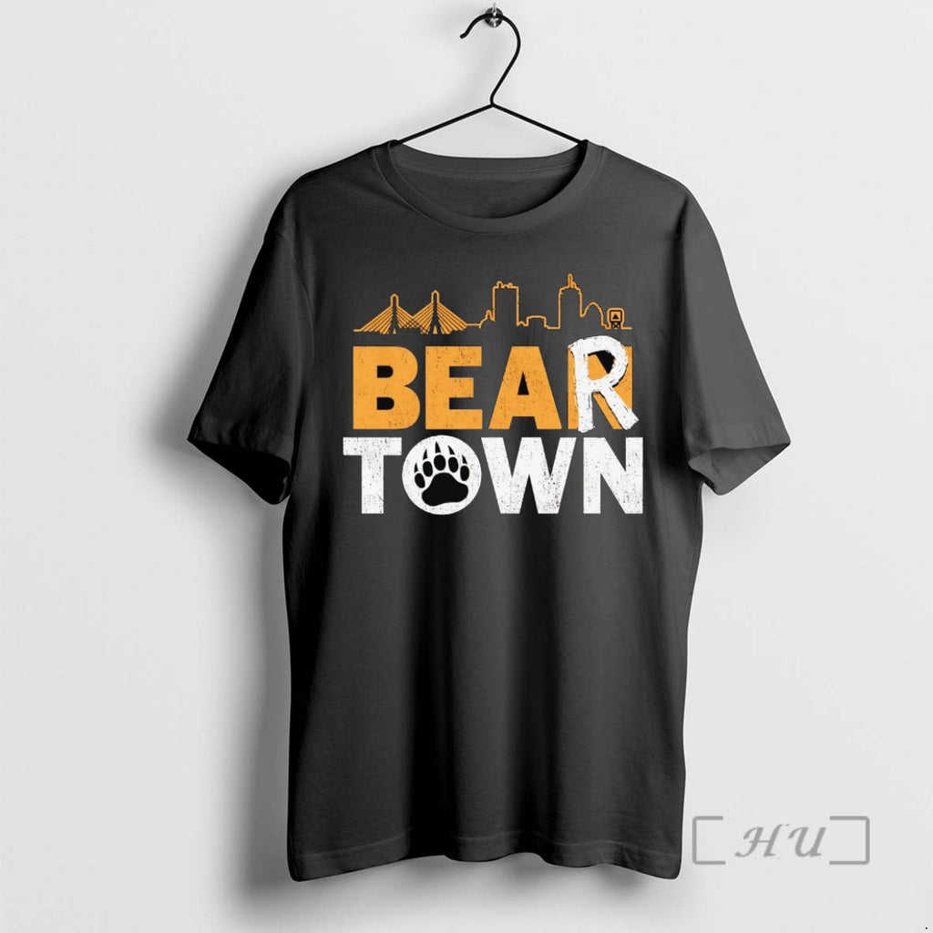Officials Boston Bruins Bear Town Skyline Shirts Sweater