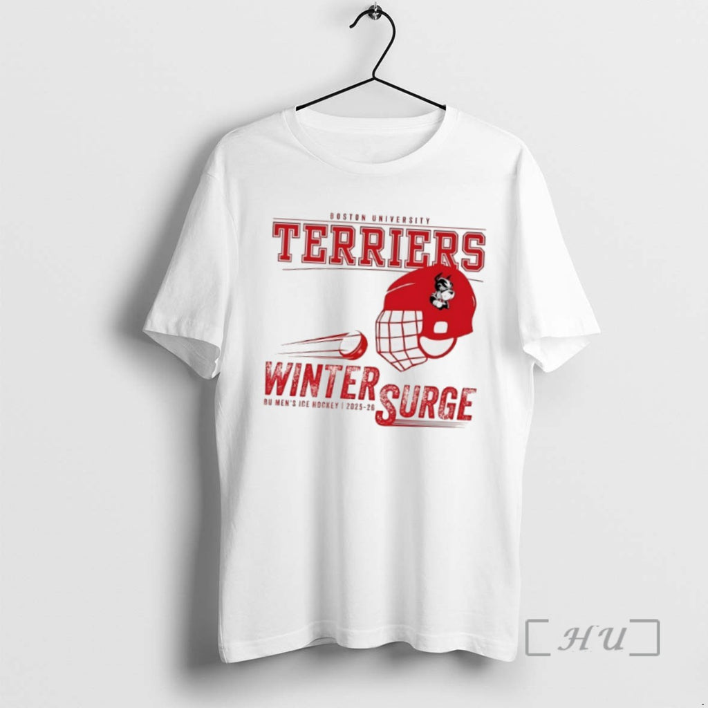 Officials Boston University Terriers Ice Hockey Winter Surge Shirts Sweater