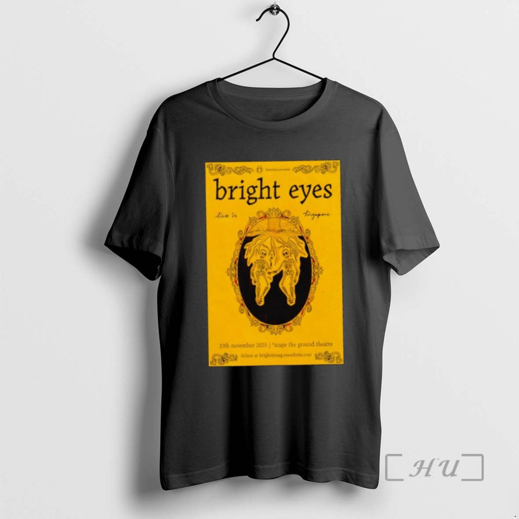 Officials Bright Eyes Live In Singapore 27th November 2025 Scape The Ground Theatre T Shirts