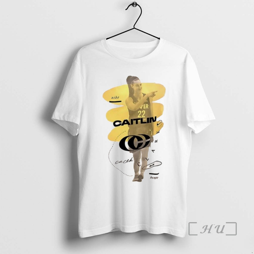 Officials Caitlin Clark Hoope Logo Signature Shirts Sweater