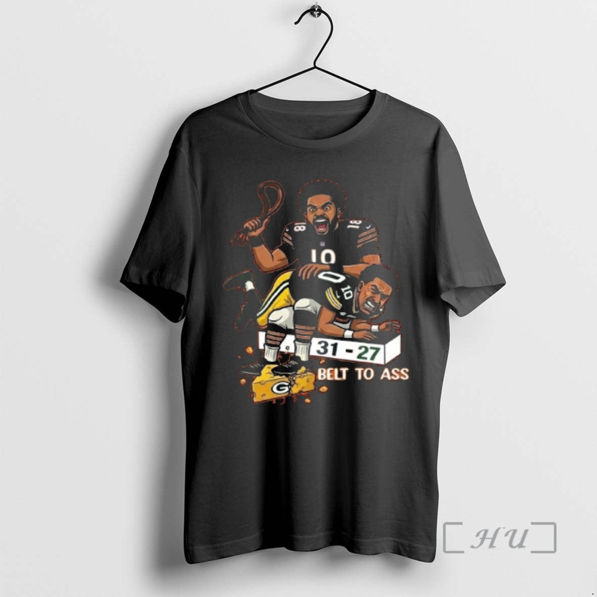 Officials Caleb Williams Belt Ass 31 27 Green Bay Packers