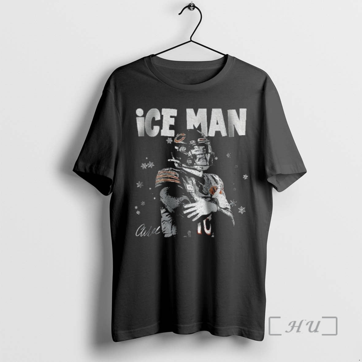 Officials Caleb Williams Football Vintage Ice Man Chicago Football Signature