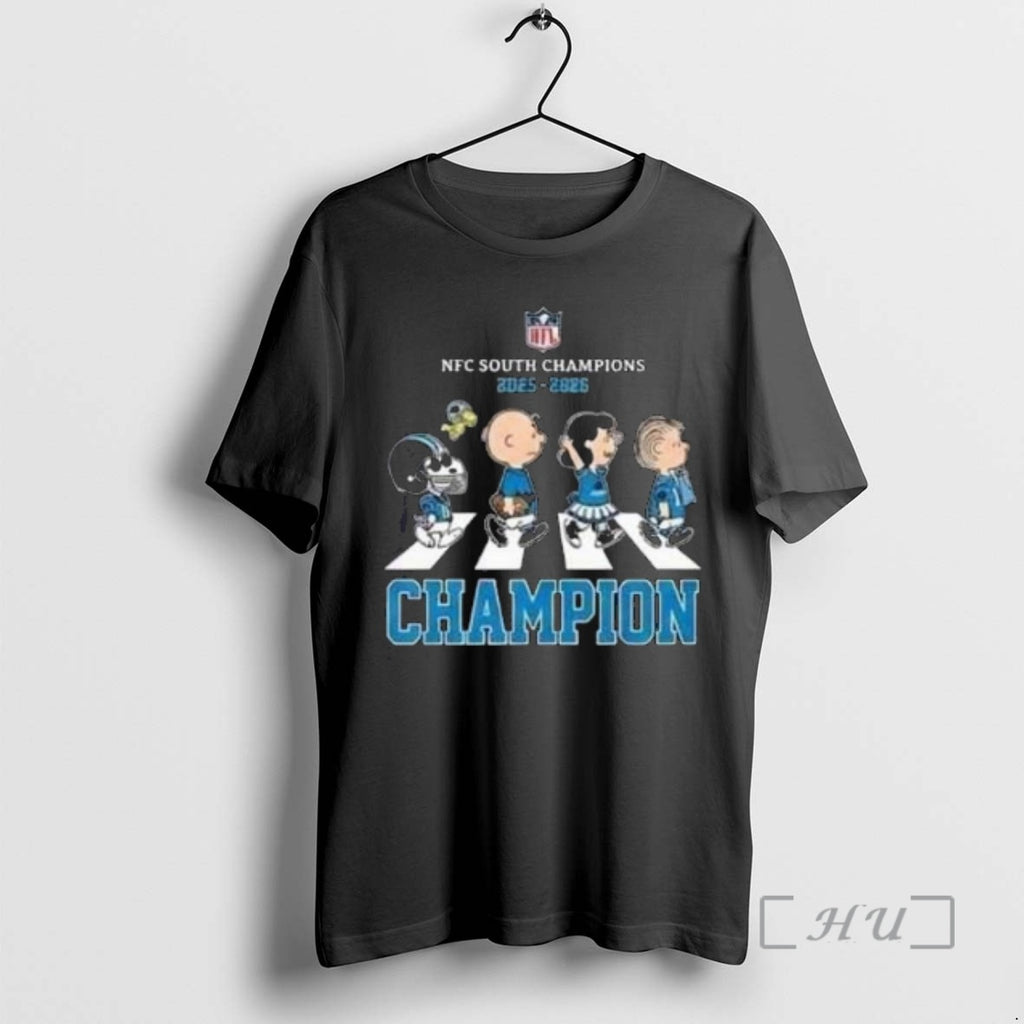 Officials Carolina Panthers First Division Title In 10 Years Nfc South Champions 2025 2026 Peanuts