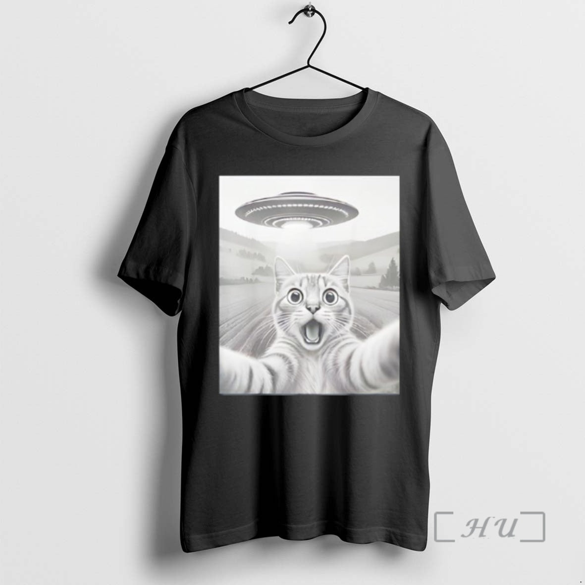 Officials Cat Selfie Alien Ufo Funny Cat