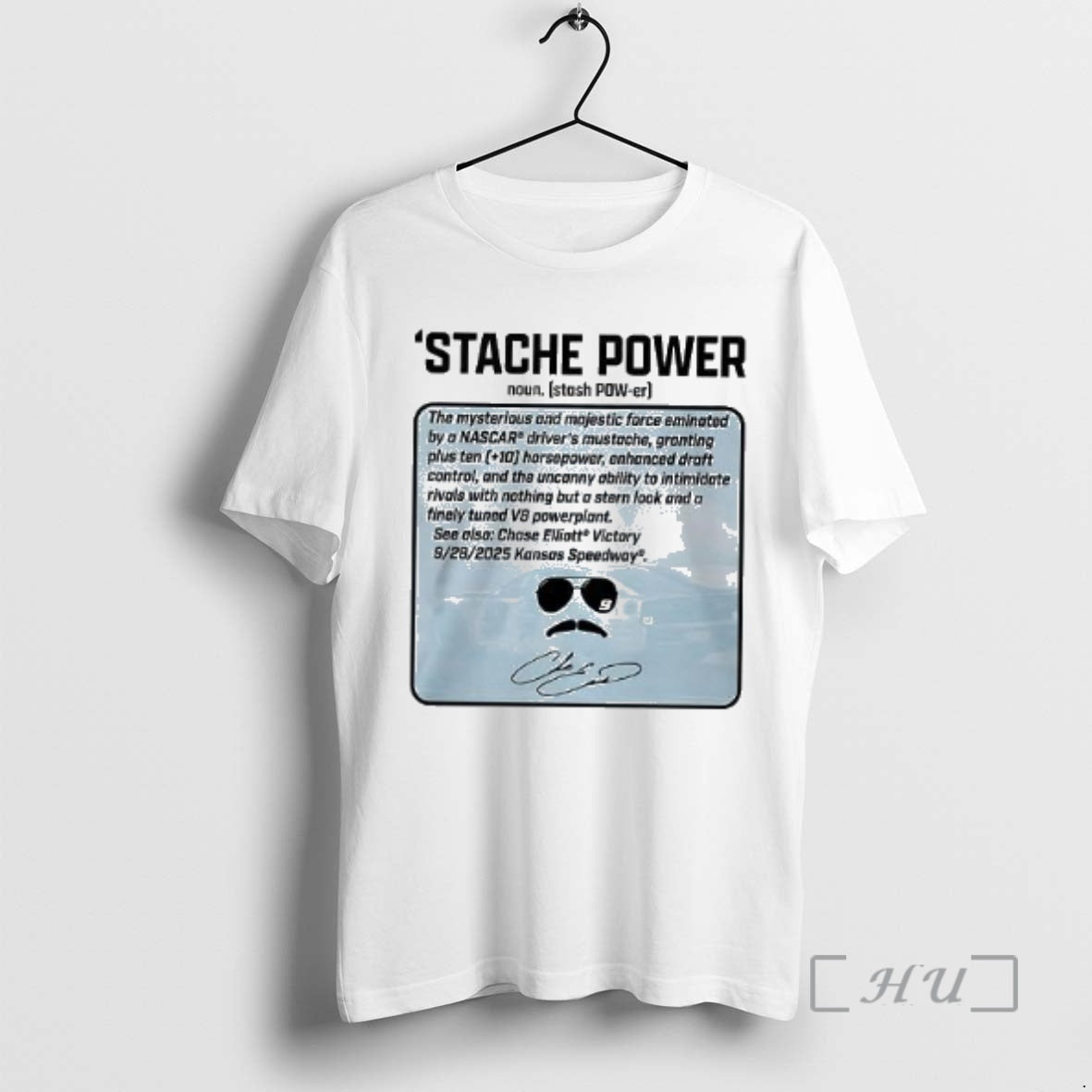 Officials Chase Elliott Thats Not Horsepower Stache Power Signature Woman