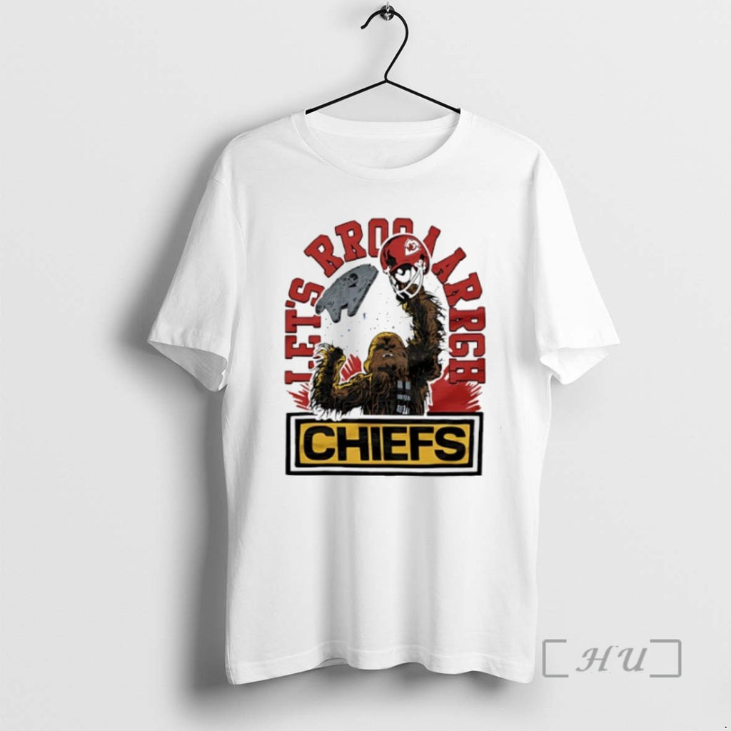 Officials Chewbacca X Kansas City Chiefs Football Lets Rrooaa Arrgh Shirts Sweater
