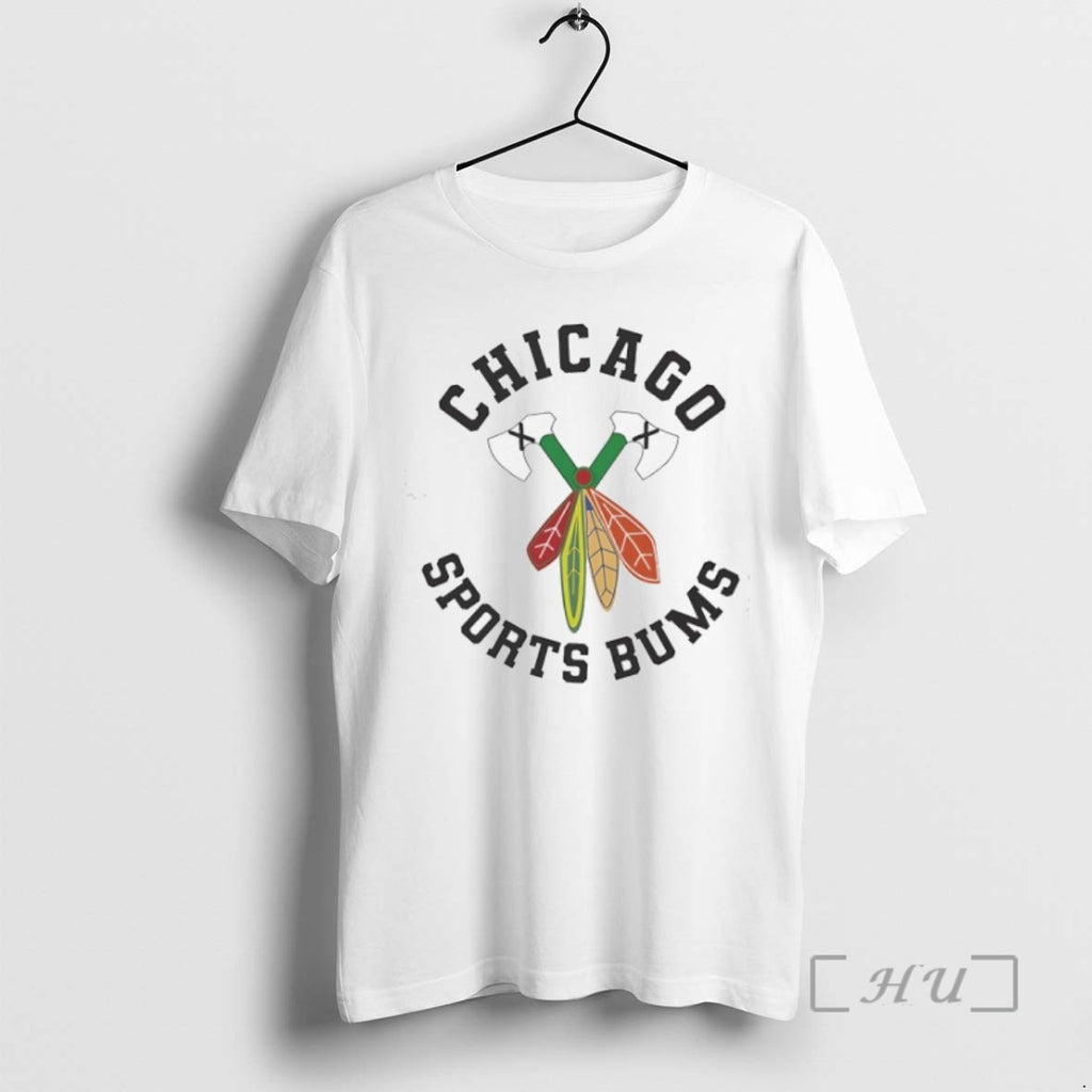 Officials Chicago Blackhawks Hockey Sports Bums Shirts Sweater
