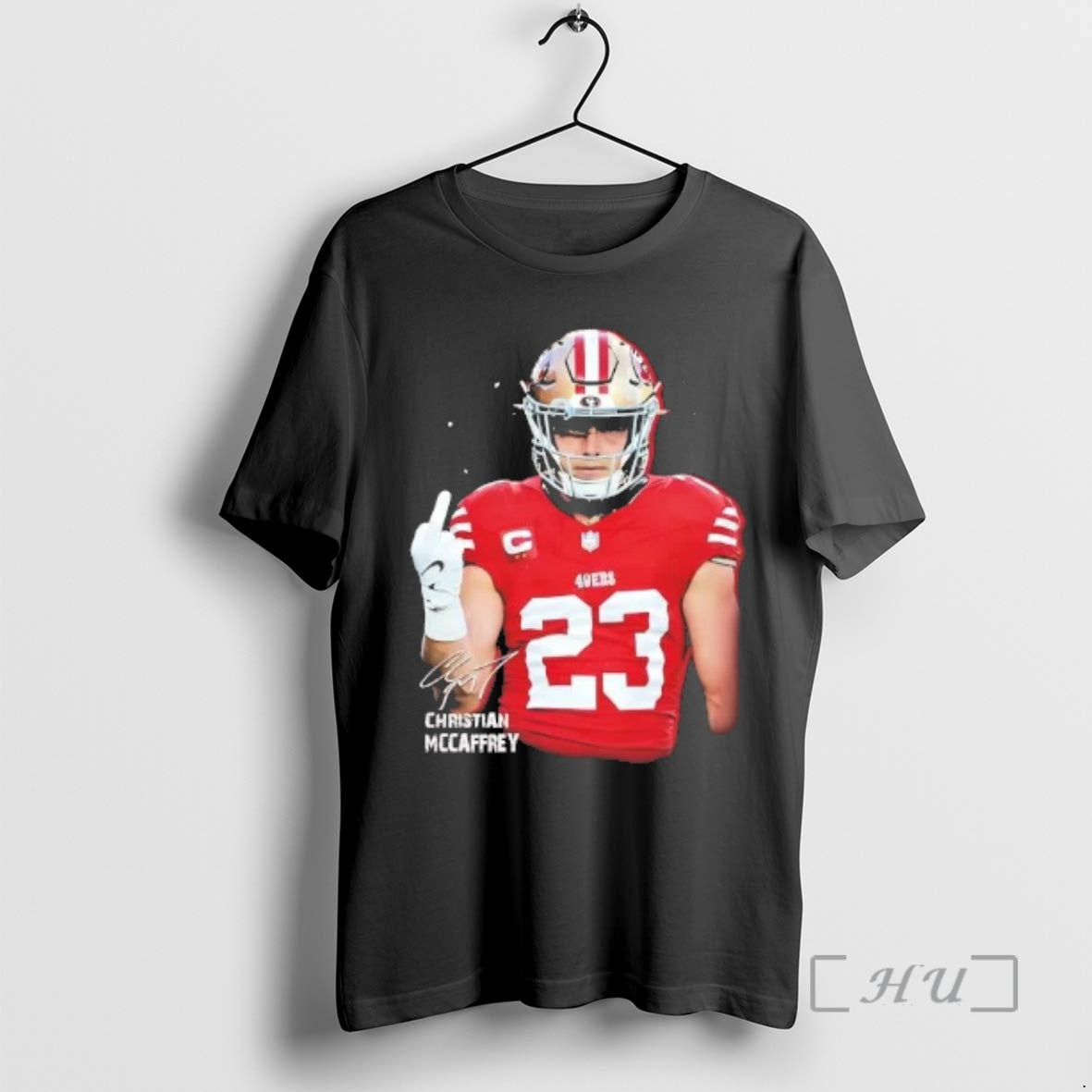 Officials Christian Mccaffrey Middle Finger Signature