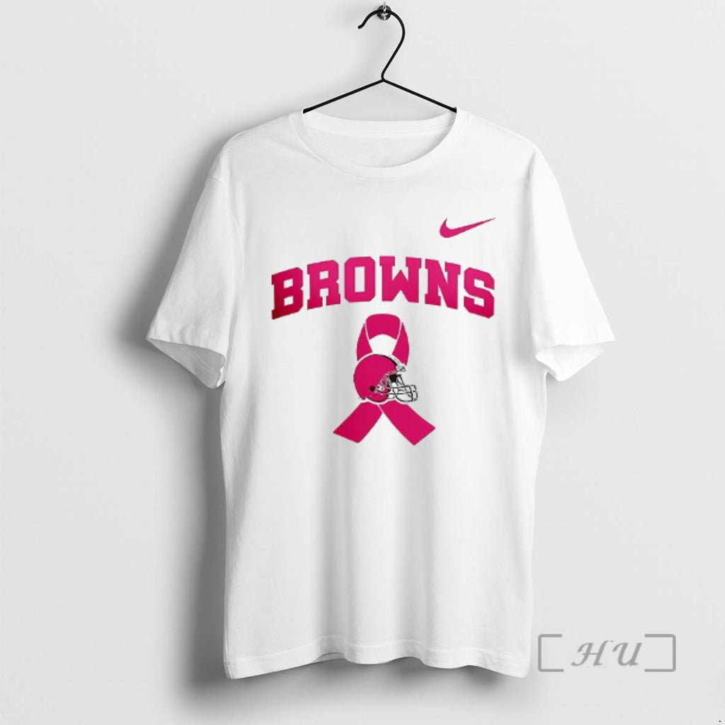 Officials Cleveland Browns Cancer Awareness Never Ever Giving Up Hope