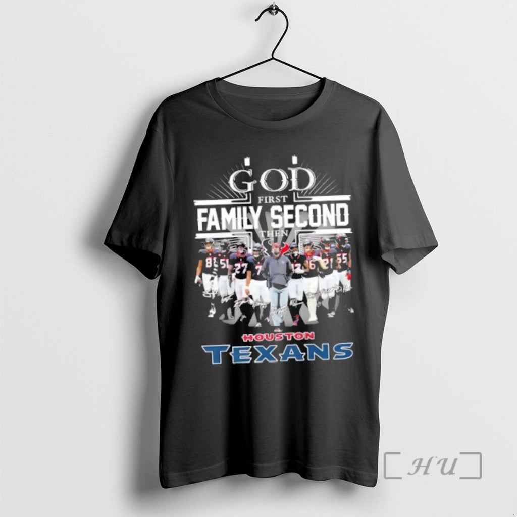 Officials Coach Demeco Ryans And Players God First Family Second Then Houston Texans Premium