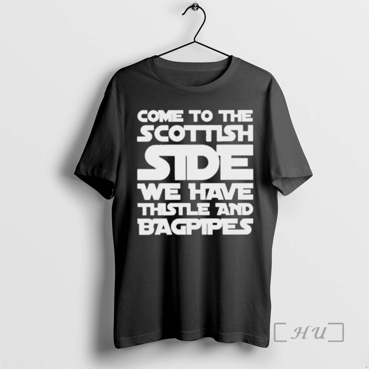 Officials Come Scottish Side We Have Thistle Bagpipes Text
