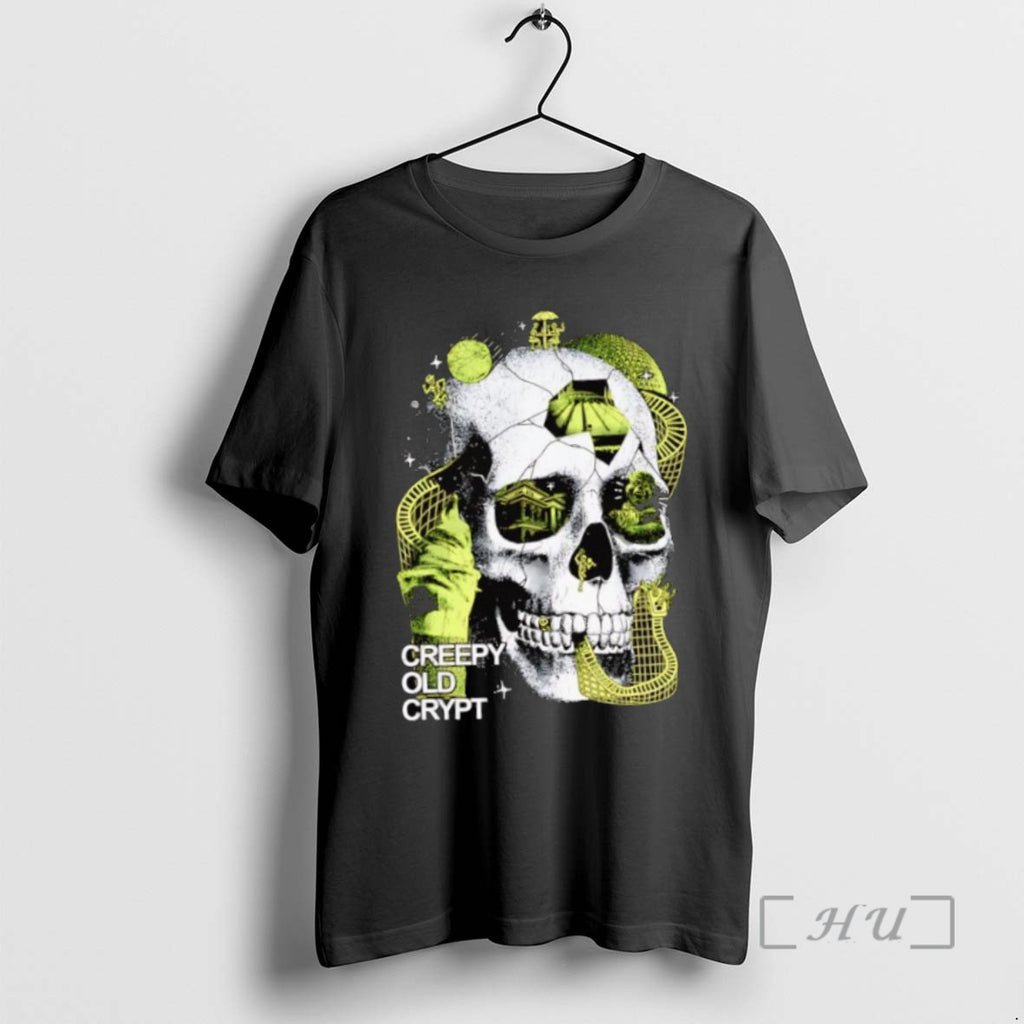 Officials Creepy Old Crypt Skull Theme Parks Shirts Sweater