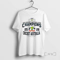 Officials Cricket Australian 25 26 Nrma Insurance Mens Ashes Series Champions Premium T Shirts Sweater