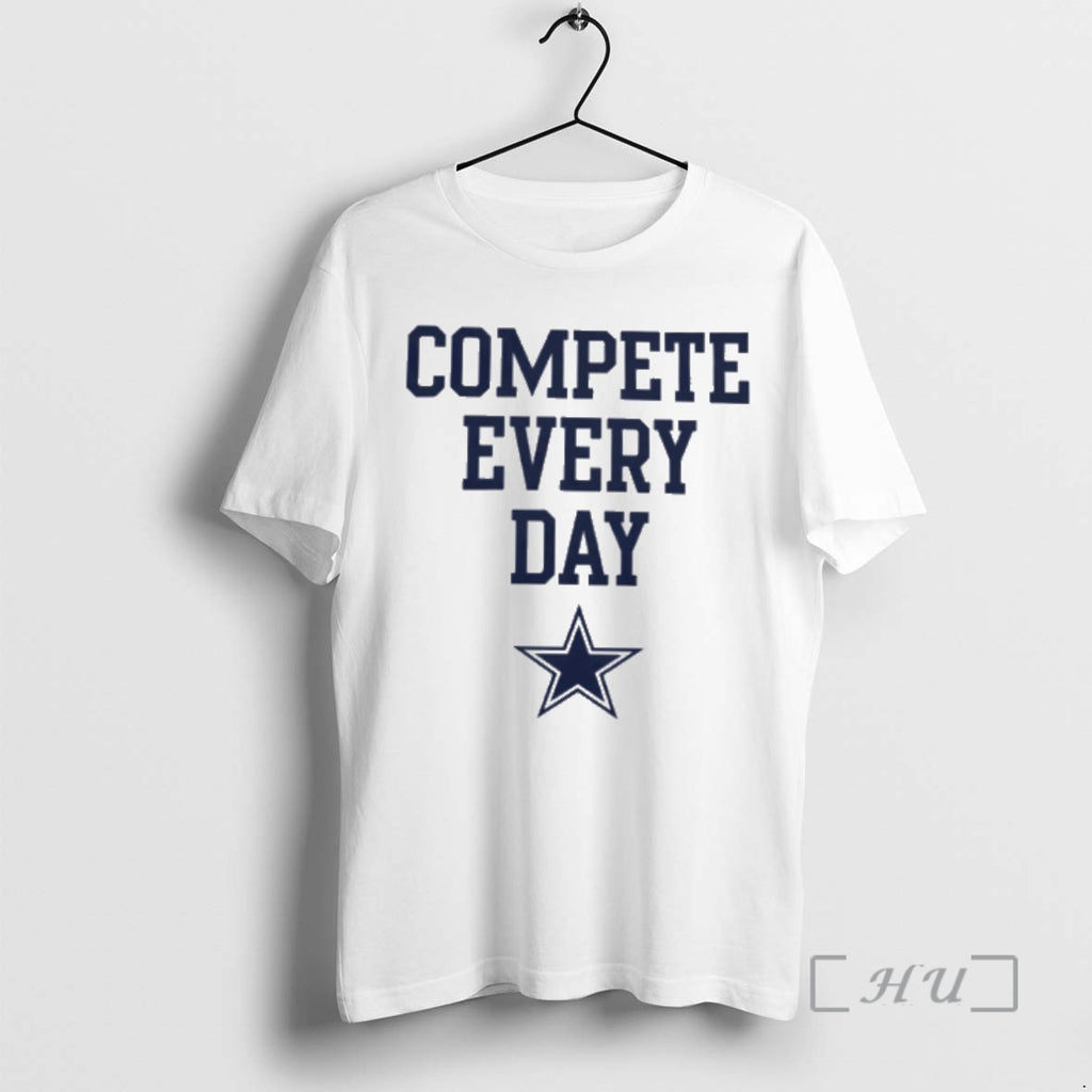 Officials Dak Prescott Wearing Compete Every Day Dallas Cowboys