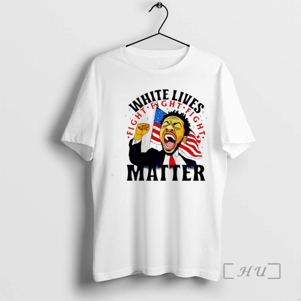 Officials Dariusz Matecki White Lives Fight Fight Fight Matter Flag Graphic Premium T Shirts Sweater