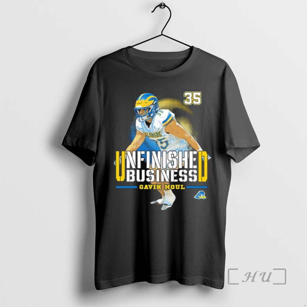 Officials Delaware Fightin Blue Hens Ncaa Football Gavin Moul Unfinished Business Premium T Shirts Sweater