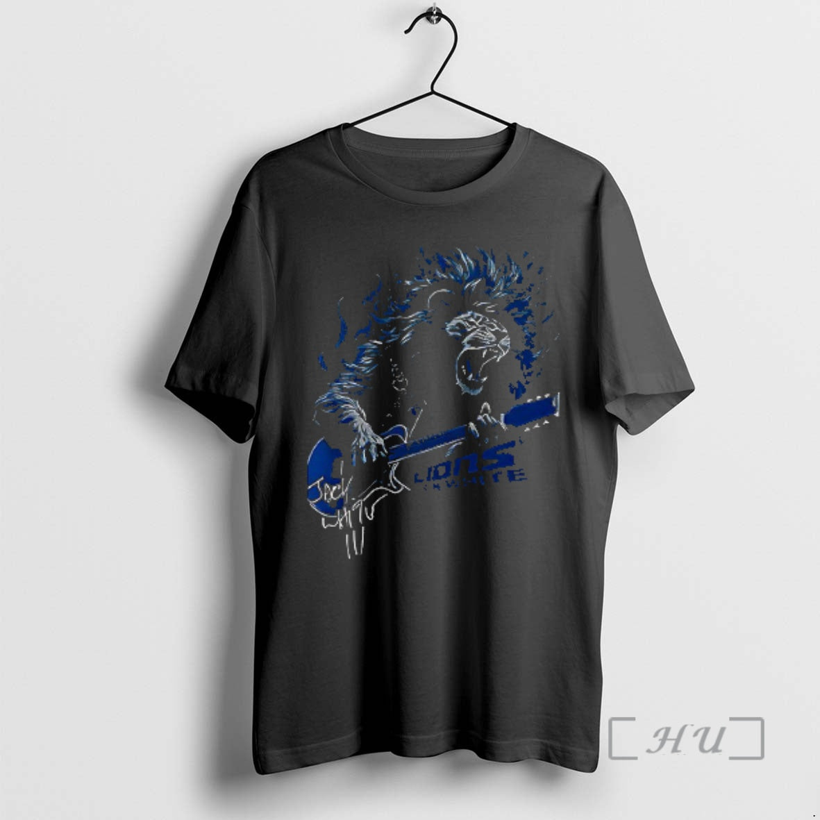 Officials Detroit Lions X Jack White Thanksgiving Halftime Show Mascot Signature