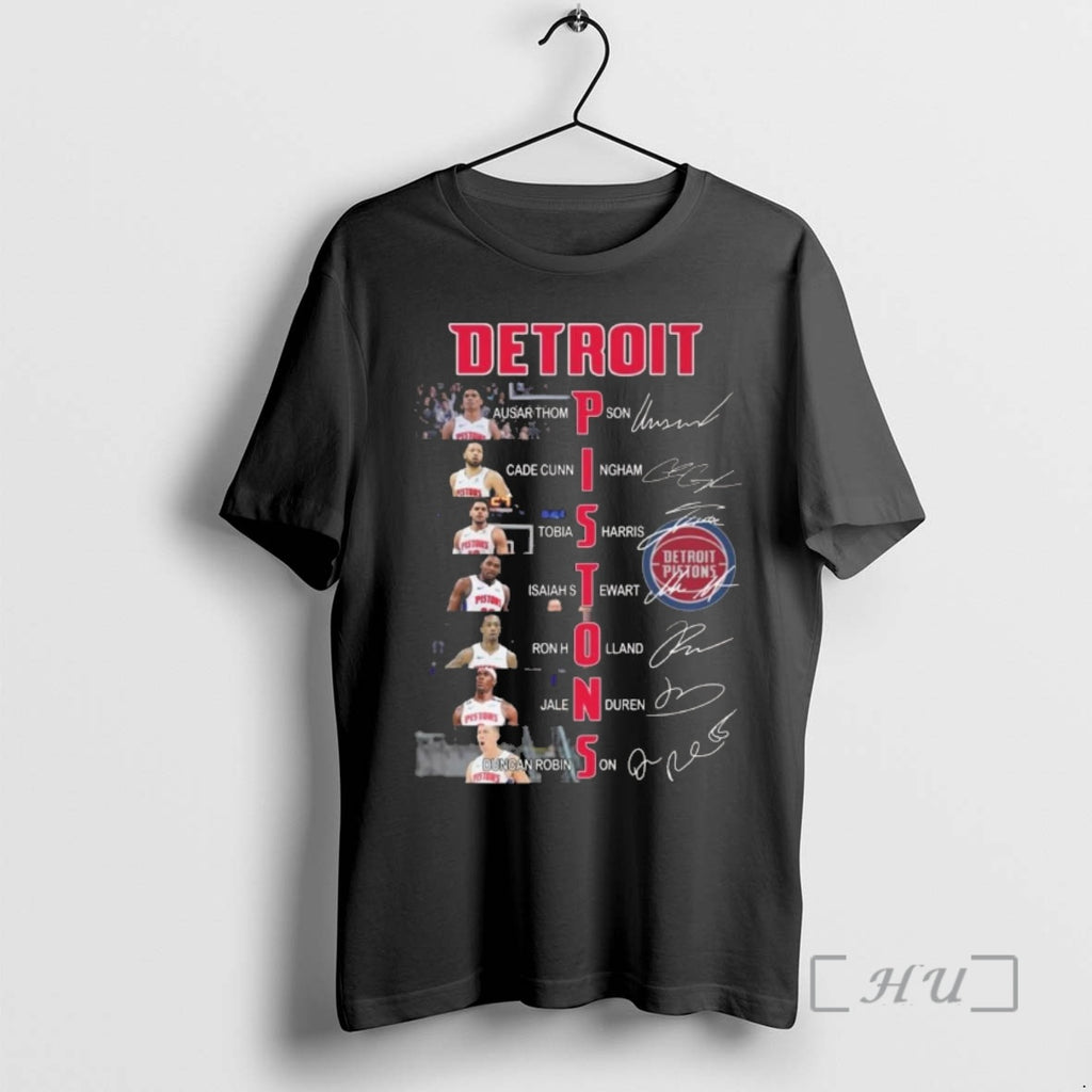 Officials Detroit Pistons Basketball Names Players Signatures 2026