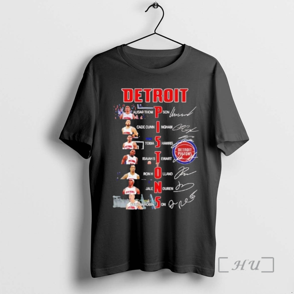 Officials Detroit Pistons Team Players Names And Signatures