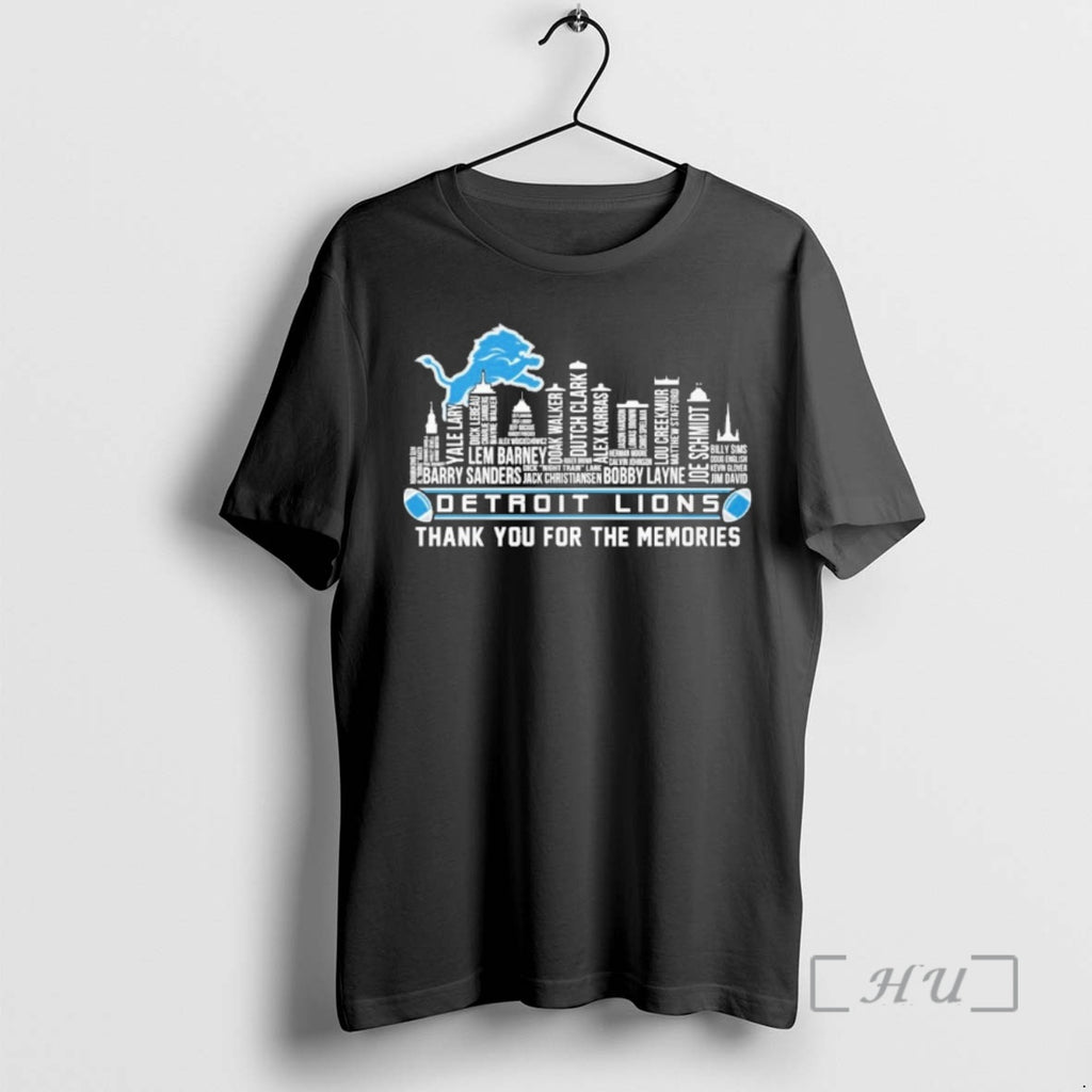 Officials Detroit Skyline X Detroit Lions Typo Team Name