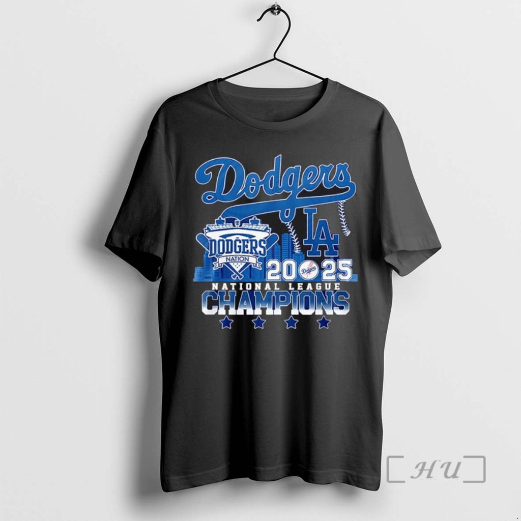 Officials Dodgers Nation La Dodgers 2025 National League Champions Shirts Sweater