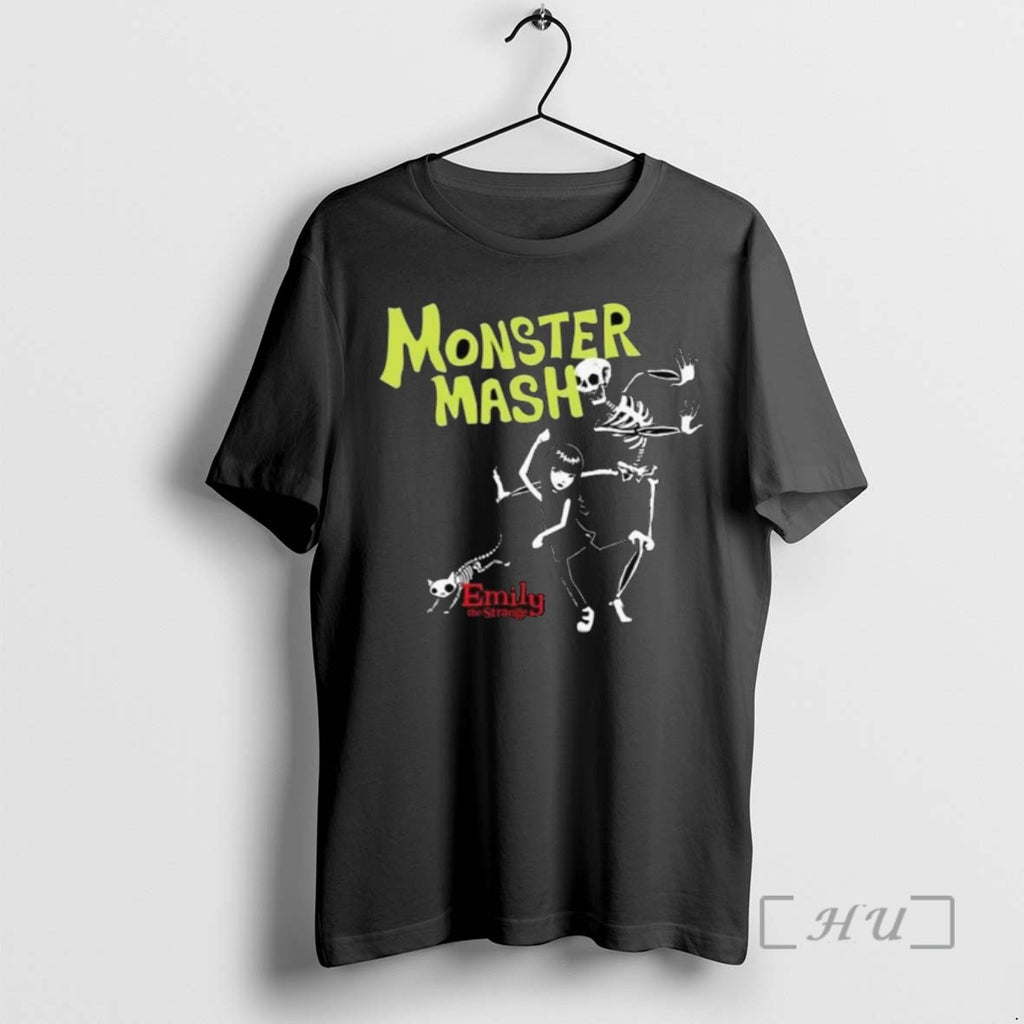 Officials Emily The Strange Green Monster Mash Long Sleve Shirts Sweater