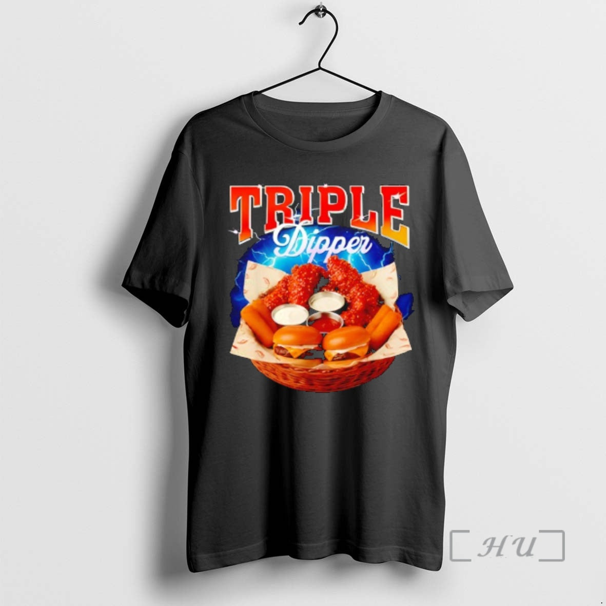Officials Fast Food Hamburger Chicken Nugget Foodie Triple Dipper