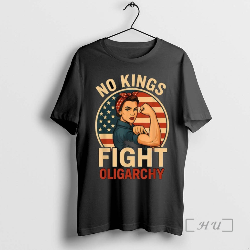 Officials Fight Oligarchy Woman Strong American Flag Shirts Sweater