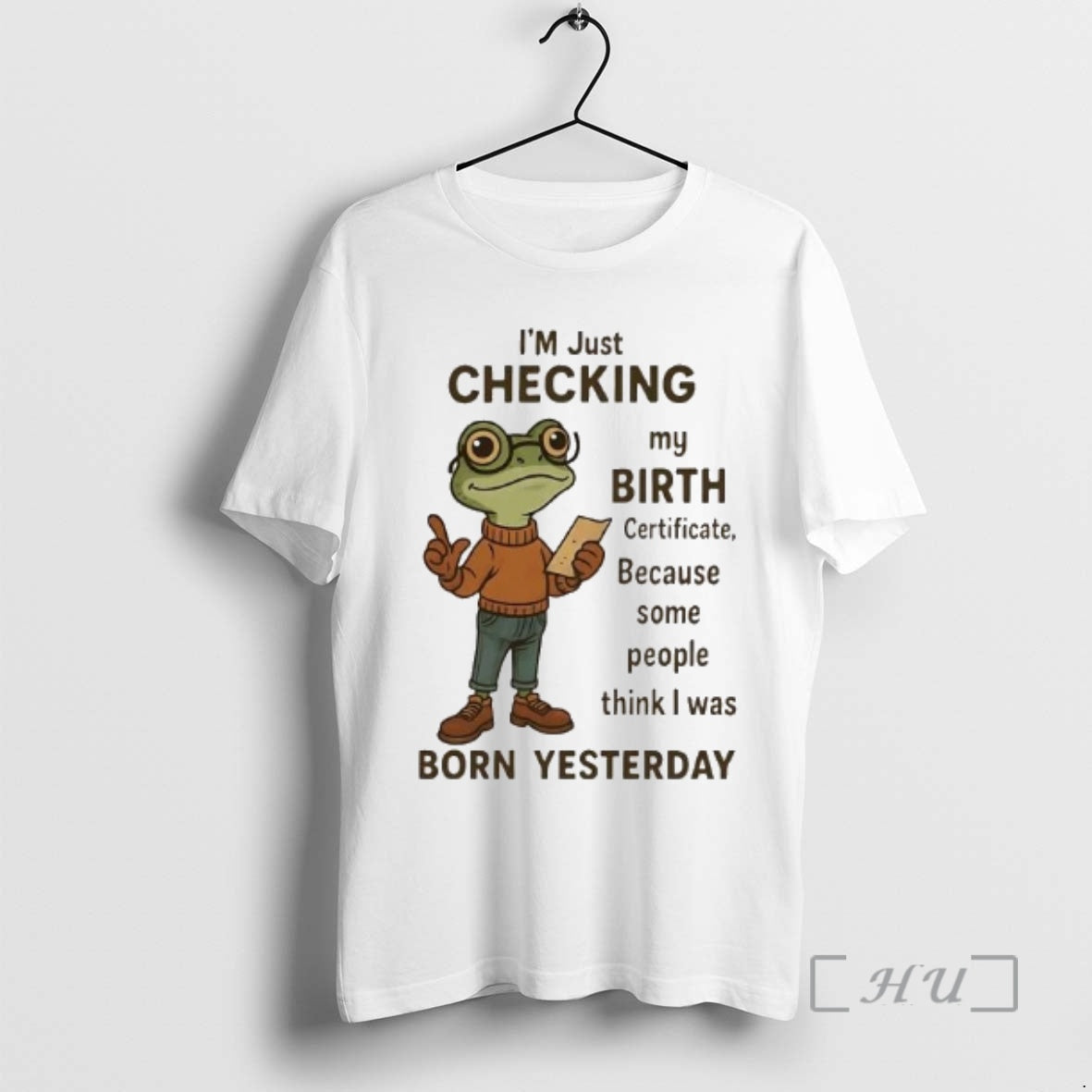 Officials Frog Im Just Checking My Birth Certificate Born Yesterday
